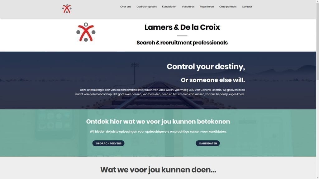 Website Lamers & de la Croix